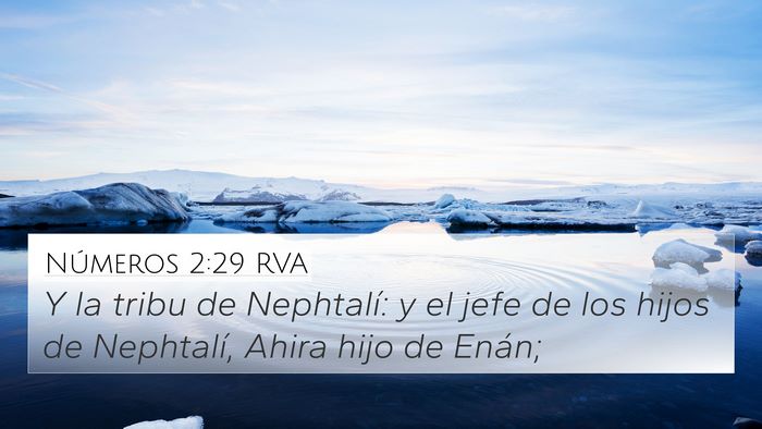 Números 2:29 RVA Bible Verse Image