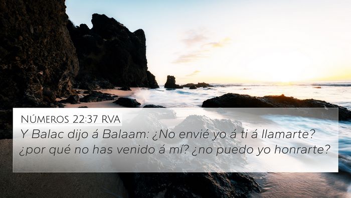 Números 22:37 RVA Bible Verse Image