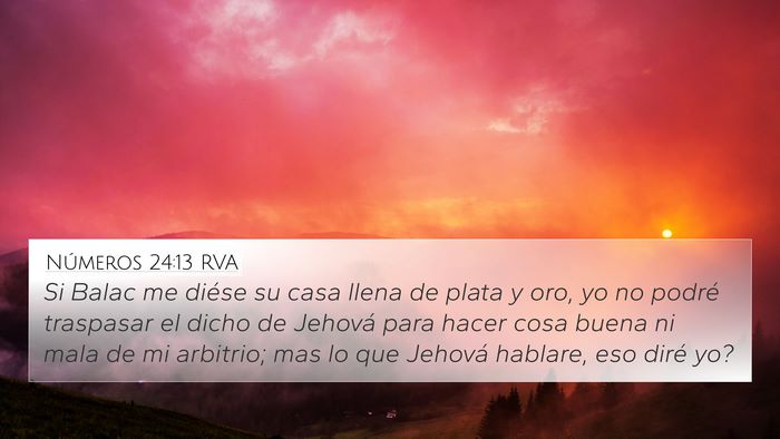 Números 24:13 RVA Bible Verse Image