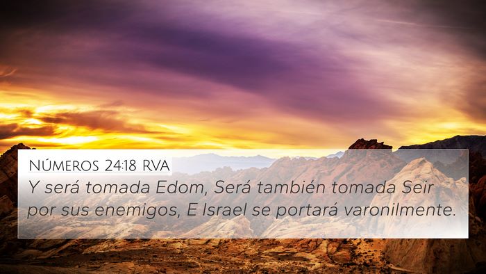 Números 24:18 RVA Bible Verse Image