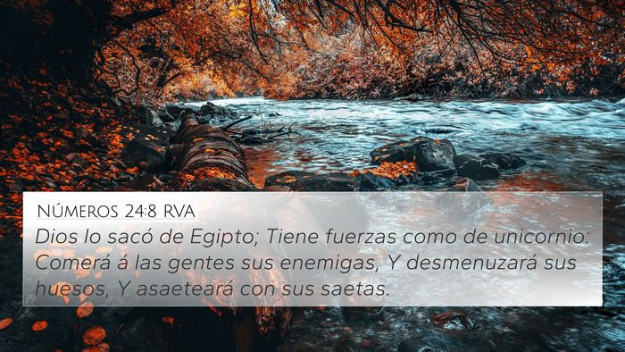 Números 24:8 RVA Bible Verse Image