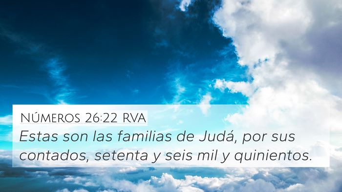 Números 26:22 RVA Bible Verse Image