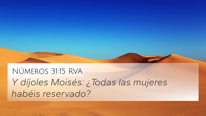 Números 31:15 RVA Bible Verse Image