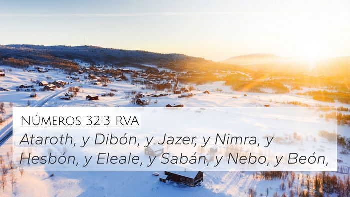 Números 32:3 RVA Bible Verse Image