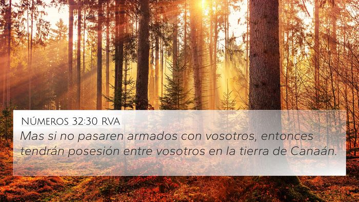 Números 32:30 RVA Bible Verse Image