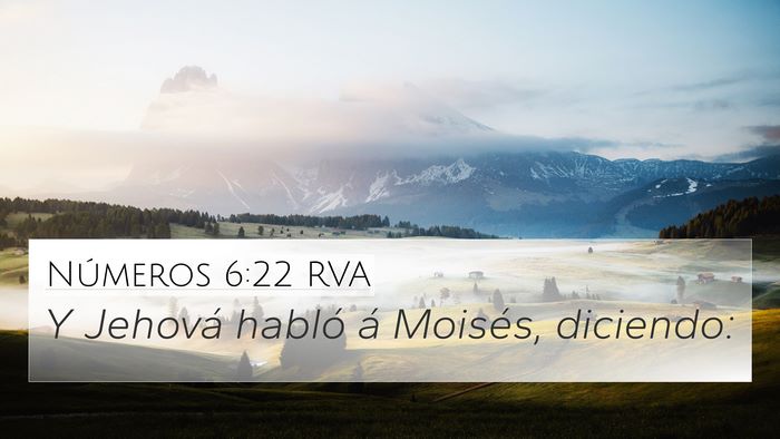 Números 6:22 RVA Bible Verse Image