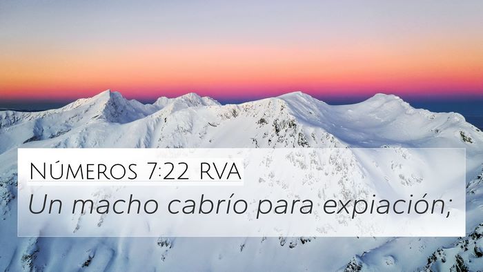 Números 7:22 RVA Bible Verse Image
