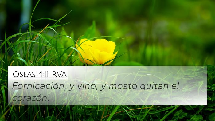 Oseas 4:11 RVA Bible Verse Image