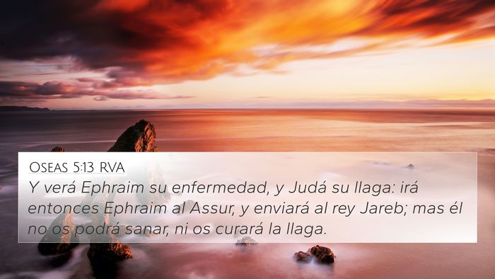 Oseas 5:13 RVA Bible Verse Image