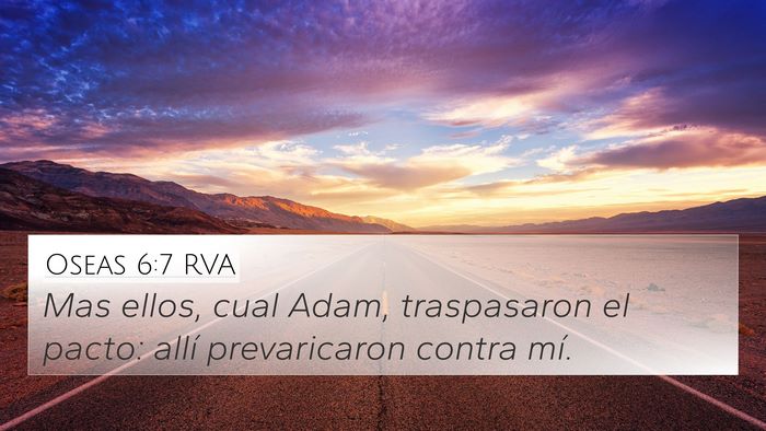 Oseas 6:7 RVA Bible Verse Image