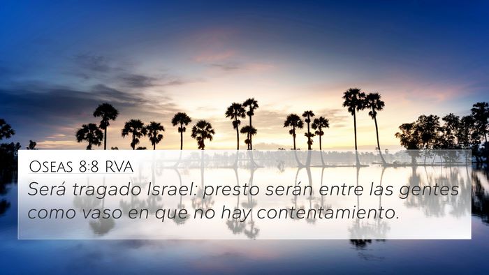 Oseas 8:8 RVA Bible Verse Image