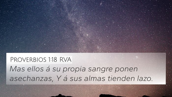 Proverbios 1:18 RVA Bible Verse Image