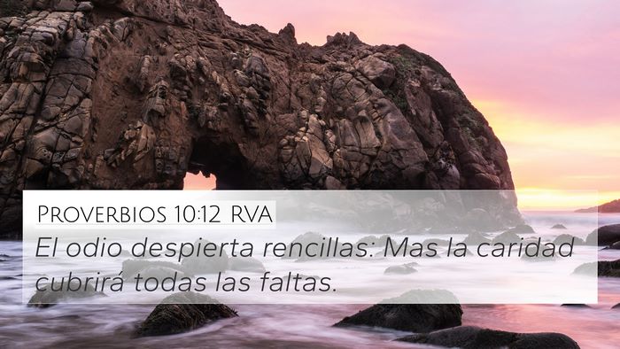 Proverbios 10:12 RVA Bible Verse Image