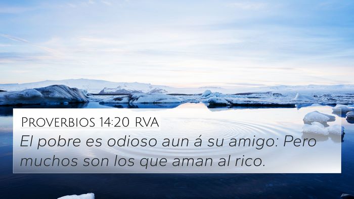 Proverbios 14:20 RVA Bible Verse Image