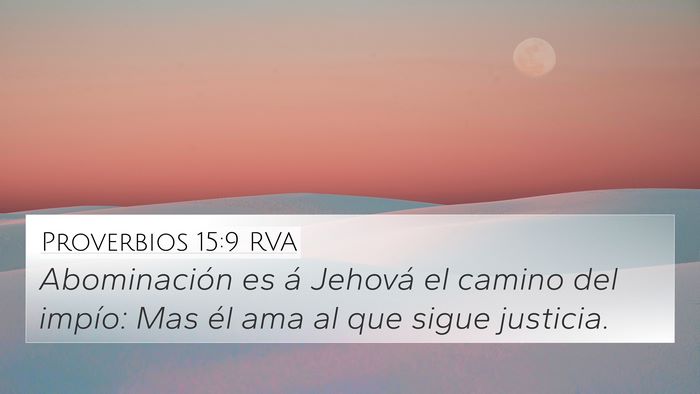 Proverbios 15:9 RVA Bible Verse Image