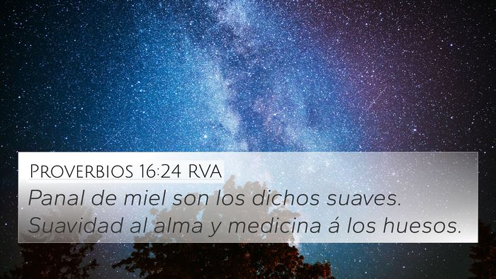 Proverbios 16:24 RVA Bible Verse Image