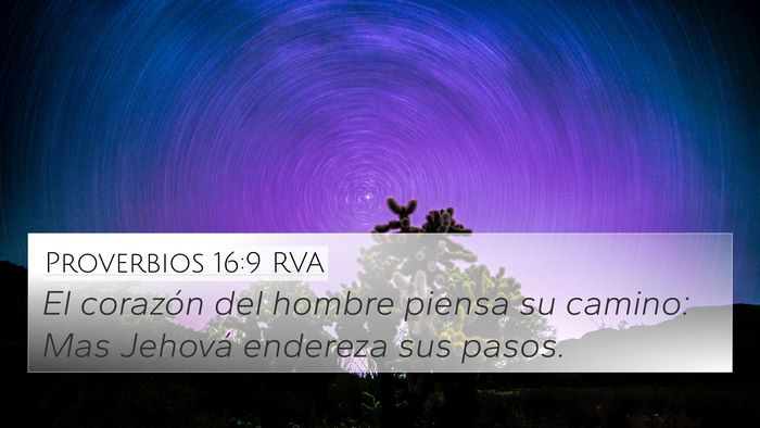 Proverbios 16:9 RVA Bible Verse Image