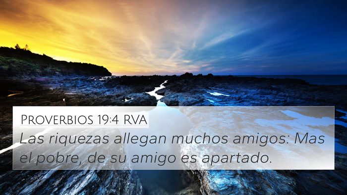 Proverbios 19:4 RVA Bible Verse Image