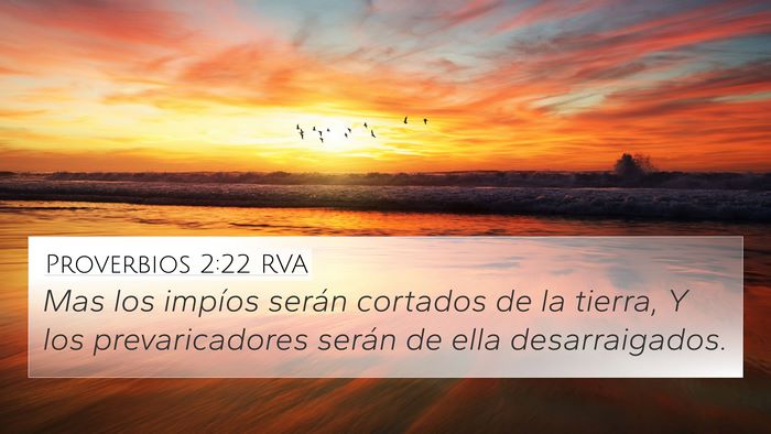 Proverbios 2:22 RVA Bible Verse Image