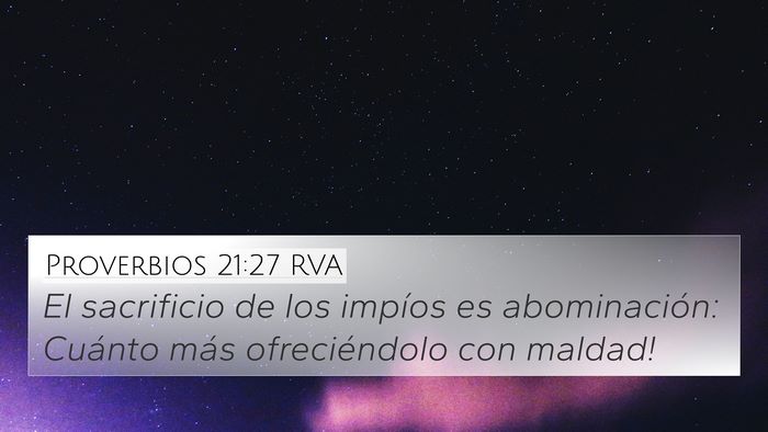 Proverbios 21:27 RVA Bible Verse Image