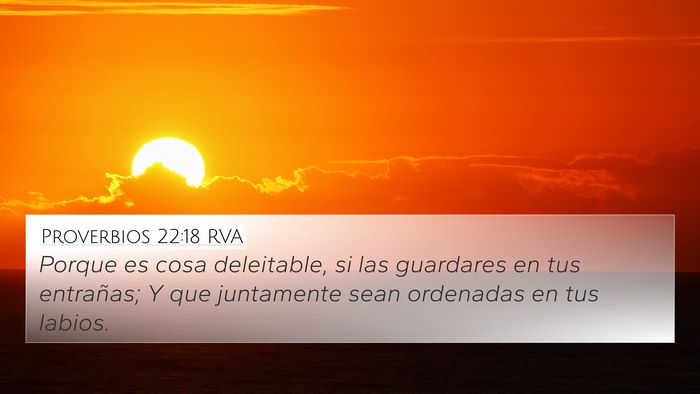 Proverbios 22:18 RVA Bible Verse Image