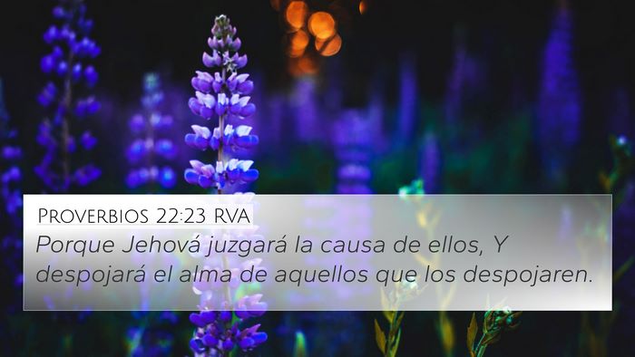 Proverbios 22:23 RVA Bible Verse Image