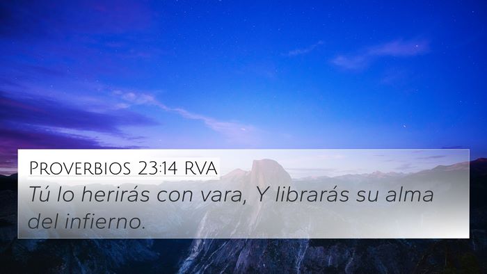 Proverbios 23:14 RVA Bible Verse Image