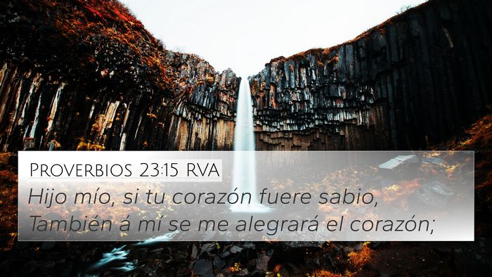Proverbios 23:15 RVA Bible Verse Image