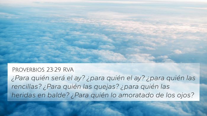 Proverbios 23:29 RVA Bible Verse Image