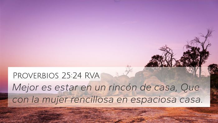 Proverbios 25:24 RVA Bible Verse Image