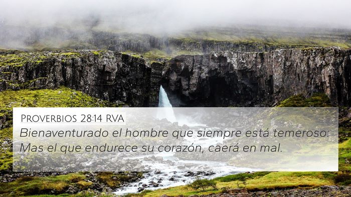 Proverbios 28:14 RVA Bible Verse Image