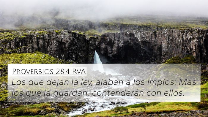 Proverbios 28:4 RVA Bible Verse Image