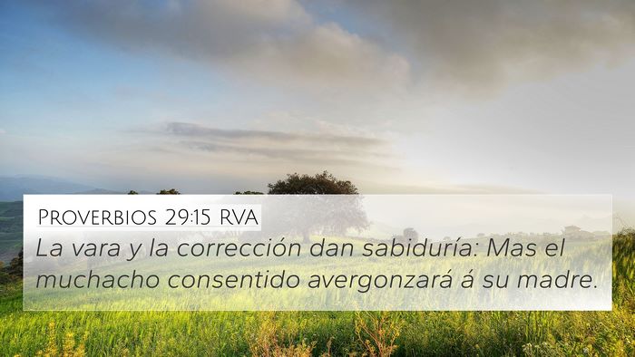 Proverbios 29:15 RVA Bible Verse Image