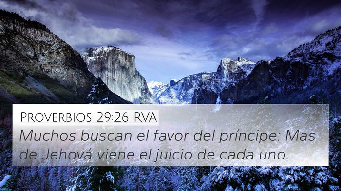 Proverbios 29:26 RVA Bible Verse Image