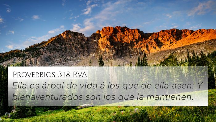 Proverbios 3:18 RVA Bible Verse Image