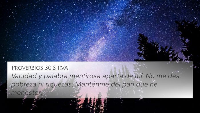 Proverbios 30:8 RVA Bible Verse Image