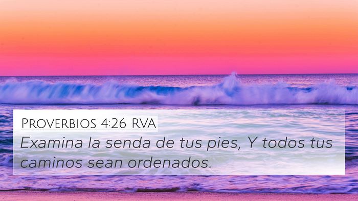 Proverbios 4:26 RVA Bible Verse Image