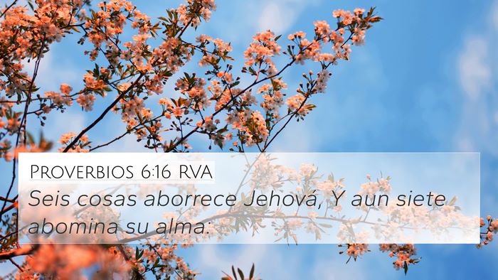 Proverbios 6:16 RVA Bible Verse Image
