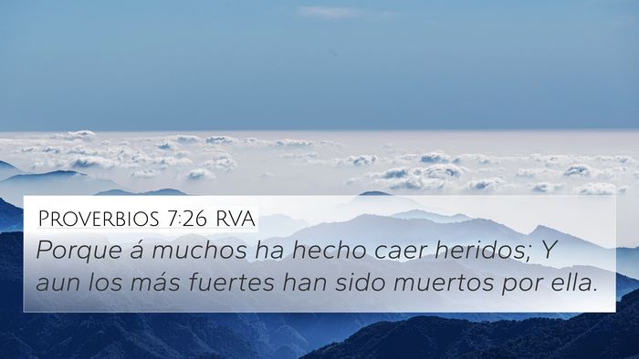 Proverbios 7:26 RVA Bible Verse Image