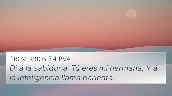 Proverbios 7:4 RVA Bible Verse Image