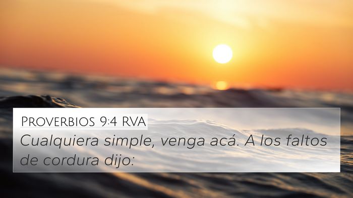 Proverbios 9:4 RVA Bible Verse Image