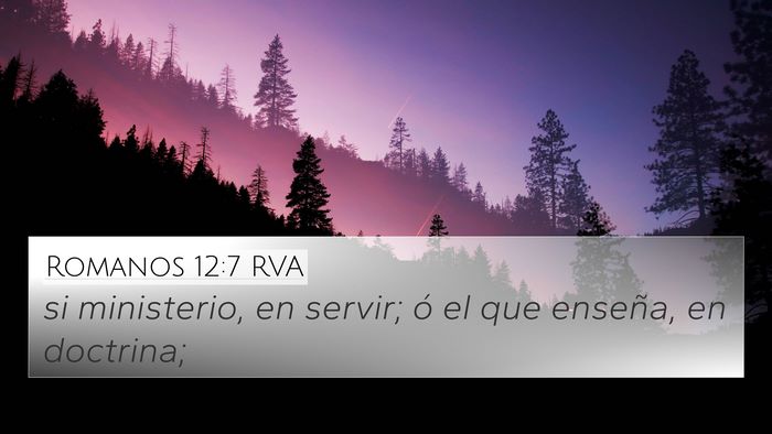 Romanos 12:7 RVA Bible Verse Image