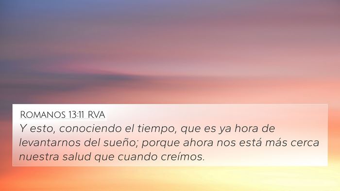Romanos 13:11 RVA Bible Verse Image