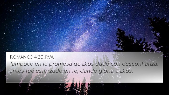 Romanos 4:20 RVA Bible Verse Image