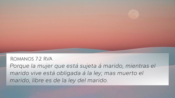 Romanos 7:2 RVA Bible Verse Image