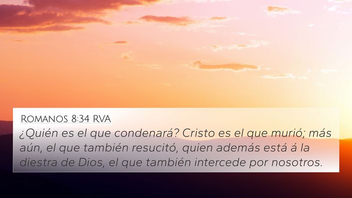 Romanos 8:34 RVA Bible Verse Image
