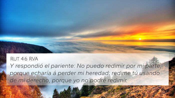 Rut 4:6 RVA Bible Verse Image