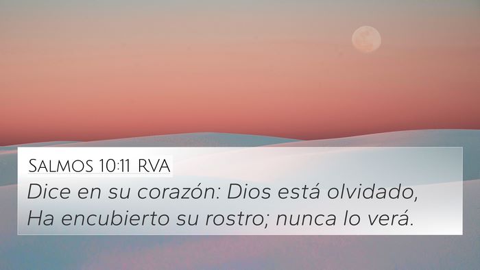 Salmos 10:11 RVA Bible Verse Image