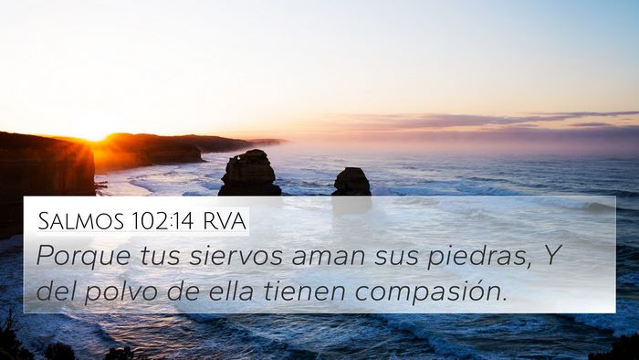 Salmos 102:14 RVA Bible Verse Image