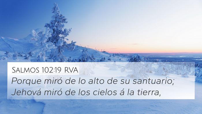 Salmos 102:19 RVA Bible Verse Image